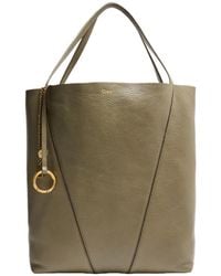 Chloé - Spin Grain Leather Tote Bag - Lyst