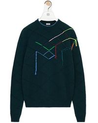 Loewe - Long-Sleeved Wool Sweater - Lyst