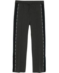 Gucci - Embroidery Wool Trousers - Lyst