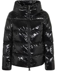 Herno - Shiny Quilted Hooded Down Jacket - Lyst