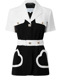 CASABLANCA - And Color-Block Heart Pocket Blazer Dress - Lyst