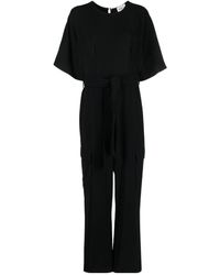 P.A.R.O.S.H. - Wide-Leg Cargo Jumpsuit - Lyst