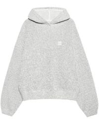 Anine Bing - Alec Framed Monogram Hoodie - Lyst