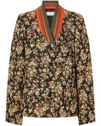 Dries Van Noten - Floral-Jacquard Cotton-Blend Jacket - Lyst