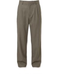 Closed - Pleated Straight-Leg Pants - Lyst