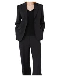 Weekend by Maxmara - Lamine Single-Breasted Tailored Blazer - Lyst