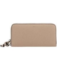 Chloé - Chloé Logo Detailed Zipped Wallet - Lyst