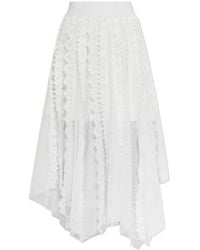 AllSaints - Vashtie Lace Panel Skirt - Lyst