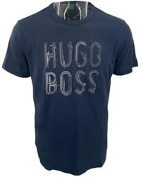 BOSS - Item O-Neck Short-Sleeved T-Shirt - Lyst