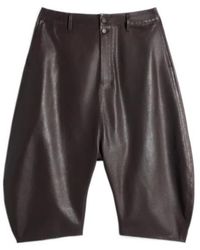 Lemaire - Button Detailed Tapered Shorts - Lyst