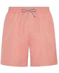 Brunello Cucinelli - Drawstring Swim Shorts - Lyst