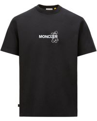 Moncler - X Frgmt Cartoon Logo Cotton T-Shirt - Lyst
