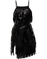 The Attico - The Sequinned Asymmetric Mini Dress - Lyst
