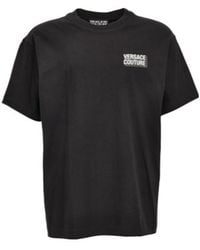 Versace - Jeans Couture Logo Patch T-Shirt - Lyst