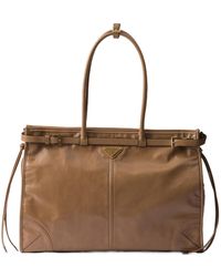 Prada - Bonnie Extra-Large Leather Handbag - Lyst