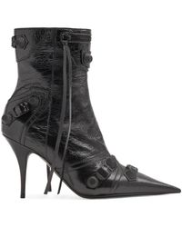 Balenciaga - Cagole Pointed-Toe Boots - Lyst
