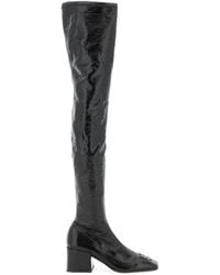 Courreges - Courrèges Block Heel Thigh-High Boots - Lyst
