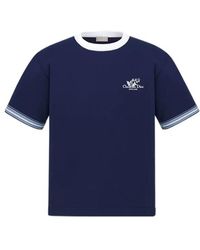 Dior - Homme Stripe-Trim Crewneck T-Shirt - Lyst