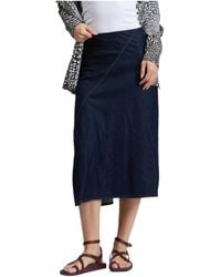 Rag & Bone - Solid Color Denim Skirt - Lyst