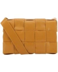 Bottega Veneta - Logo Woven Shoulder Bag - Lyst