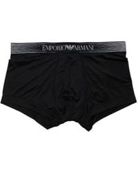 Emporio Armani - Logo Detail Panties - Lyst