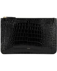 TOTEME - Totême Threefold Embossed Clutch Bag - Lyst