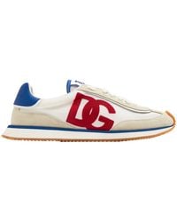 Dolce & Gabbana - Dg Logo Printed Low-Top Sneakers - Lyst