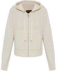 Woolrich - Zip-Up Hooded Cardigan - Lyst
