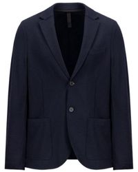 Harris Wharf London - Travel Blazer Superfine Merino - Lyst