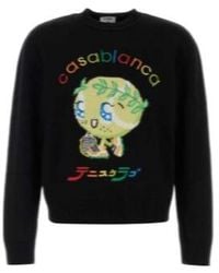 CASABLANCA - Character Intarsia Knit Jumper - Lyst