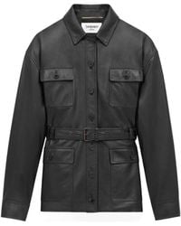 Saint Laurent - Saharienne Button-Up Jacket - Lyst