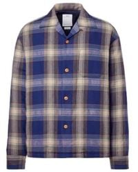 Visvim - Keesey Wool And Linen Down Overshirt - Lyst
