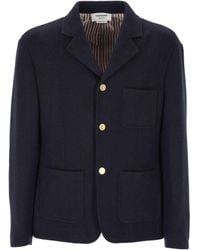 Thom Browne - Patch-Pocket Long-Sleeve Jacket - Lyst