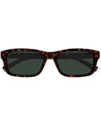 Gucci - Eyewear Rectangular Frame Sunglasses - Lyst