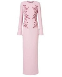 Rebecca Vallance - Lulee Embellished Floral Gown - Lyst