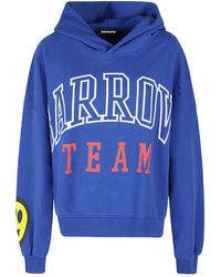 Barrow - Logo Logo Hooded Sweater - Lyst