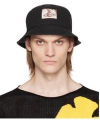 Vivienne Westwood - Orb-Patch Flat Crown Bucket Hat - Lyst