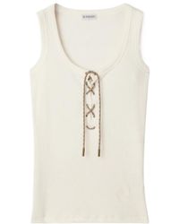 Burberry - Sleeveless Tops - Lyst