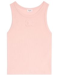 Celine - Triomphe Tank Top - Lyst