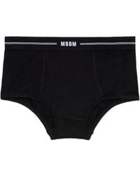 MSGM - Logo-Detail Briefs - Lyst