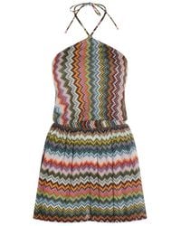 Missoni - Zigzag Pixel-Effect Pattern Jumpsuit - Lyst