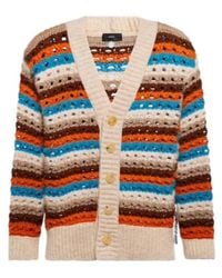 Alanui - Dancing Light Crocheted Wool-Blend Cardigan - Lyst