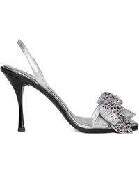 DSquared² - Bow Detailed Open Toe Sandals - Lyst