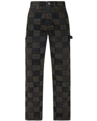 Amiri - Checkered Carpenter Jeans - Lyst