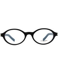Saint Laurent - Eyewear Jeanne Oval Frame Glasses - Lyst