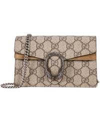 Gucci - Dionysus Gg Supreme Super Mini Shoulder Bag - Lyst
