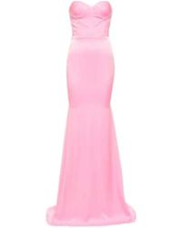Alex Perry - Barkley Strapless Satin Crêpe Gown - Lyst