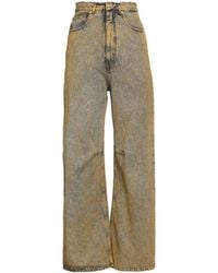 MM6 by Maison Margiela - Minimalist Washed Straight-Leg Jeans - Lyst