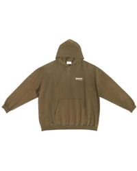 Balenciaga - Logo Embroidered Oversized Hoodie - Lyst