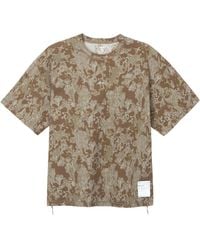 Satisfy - Space O Perforated Camouflage Performance Top - Lyst